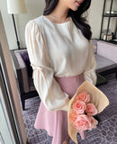 Lyle Ribbon Shirring Blouse