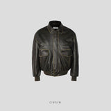 Hiben Chic Quilted Leather Jumper