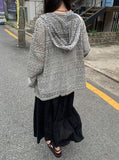 Konomi Check Banding Long Skirt