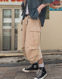 Reason Bermuda Pintuck Cargo Pants