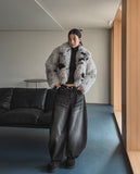Luffy Laser Balloon Denim Pants