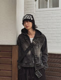 Tyrone Damage Hooded Denim Jacket