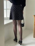 Tibel Dot Knit Mini Skirt