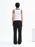 COLOR RIB SLEEVELESS