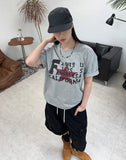 Laen Crack Star Short Sleeve Tee