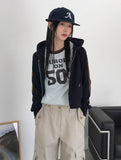 TRACK LINE HOOD ZIP-UP
