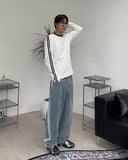 Dayran track denim pants