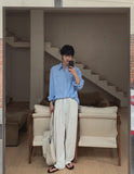 Etri Two-Tuck Banding Slacks