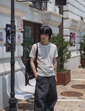 [LAN ARCHIVE] Side Shirring Short Sleeve T-Shirt