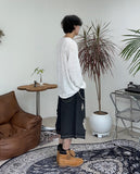 Eco Damage Bermuda Denim Pants