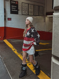 (UNISEX) Stars and Stripes Mohair Oversized Knitwear