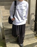 [Unisex] Bits Lettering Over Long Sleeve Tee