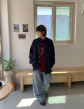 [Unisex] Le Poquin Basic Over Long Sleeve Shirt