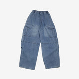 Melun Denim Shirring Pants