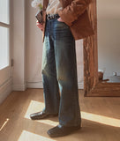 Katra Semi-Wide Denim Pants