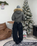 Ropel embroidered carpenter pants