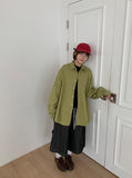 Stind Star Patch Raw Bermuda Pants