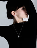 Essence Silver (W) Moissanite Bain Necklace M