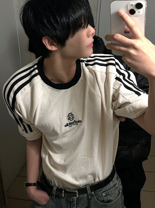 【COSYHARU】Reubeute Outside Track Short Sleeve Tee COSYHARU (コシハル) - ルブテアウトサイドトラック半袖Tシャツ