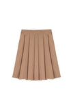 Ruched mid-length skirt