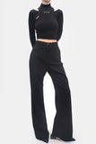 Nepia Layered String Skirt + Slacks Pants Set