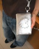 Lendin Heart Rivet Strap Keyring Mini Bag