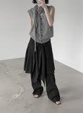 Elo Knot Nylon Midi Skirt