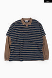 Daniel layered collared T-shirt