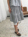 Tane Tiered Layered Midi Skirt