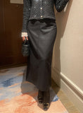 Shui Cut Brushed H-line Long Skirt