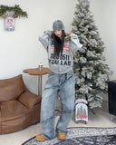 Ika Flag Fur Hood Zip Up