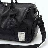 Boarding Leather Boston Bag