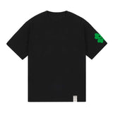 One Side Clover Smile Short Sleeve Tee