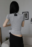 [ EEUN BASIC ] Chewing Rounding ShortSleeve T