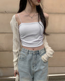 Miel Shirring Cap String Sleeveless