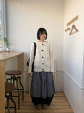Kotori Cable Button Hood Knit Cardigan