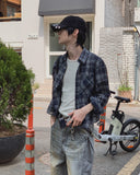 Cony Linen Crop Check Shirt