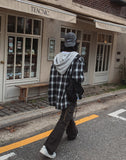 Vintage dekki washed cargo denim pants