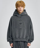 Dual Pocket Washed Hoodie