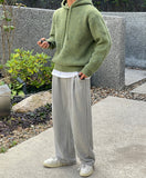 Knob Pintuck Wide Sweatpants