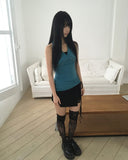 Hookin Stud Halterneck Sleeveless