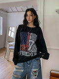 Frame Vintage Print Long Sleeve T-Shirt
