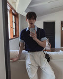 Lucio Hazzi Linen Short Sleeve Knit