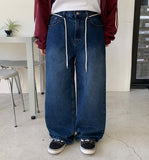 Rico String Wide Denim Pants