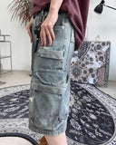 Melanon Dirty Cargo Bermuda Pants