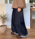 Koinu Raw Balloon Wide Non Fade Denim Pants