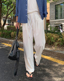 Kit Two-Pintuck Banding Slacks