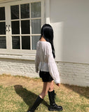 Adam Lace Square Blouse