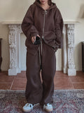 Dove Snap Two-Way Hooded Zip-Up