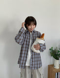 Denu Vintage Check Over Shirt